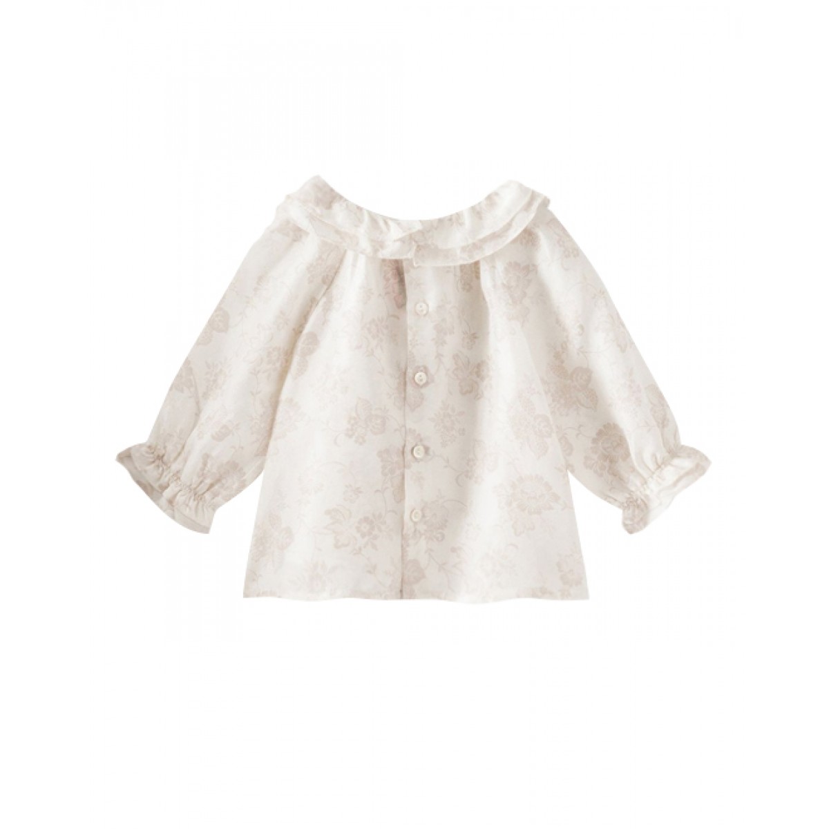 Silk blouse with print