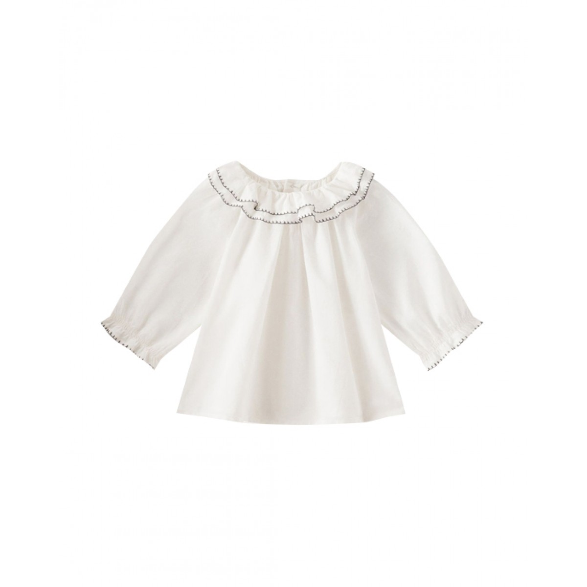 Hand-embroidered blouse