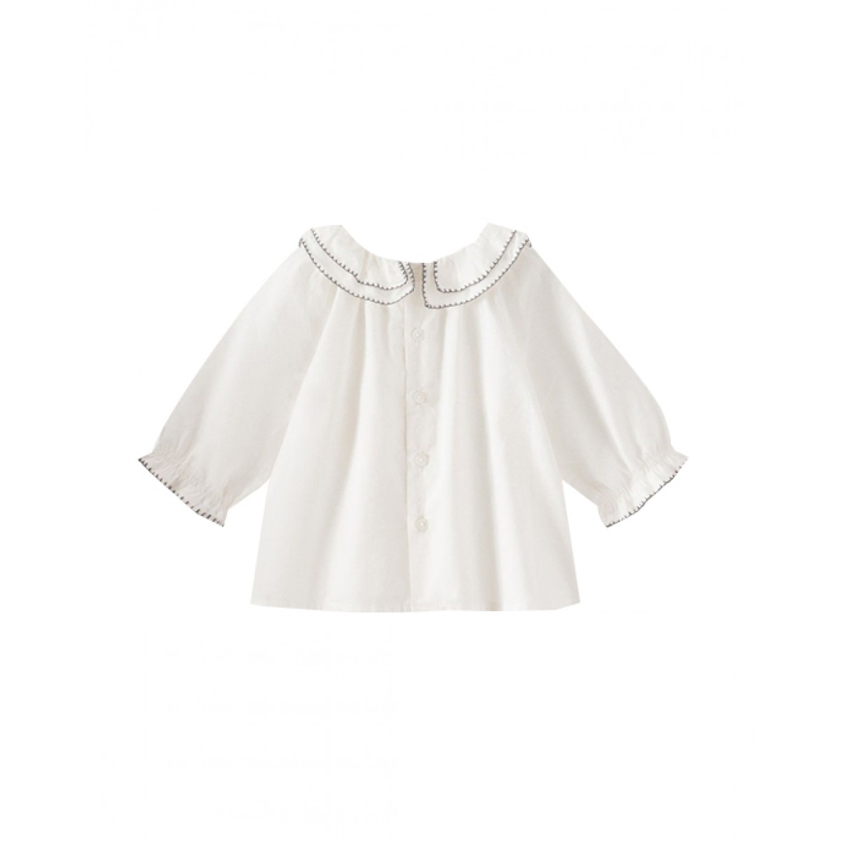 Hand-embroidered blouse