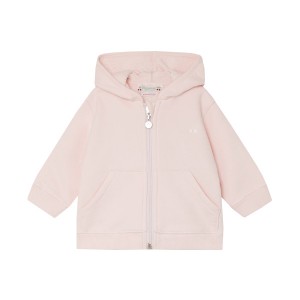 Organic cotton hoodie in pink