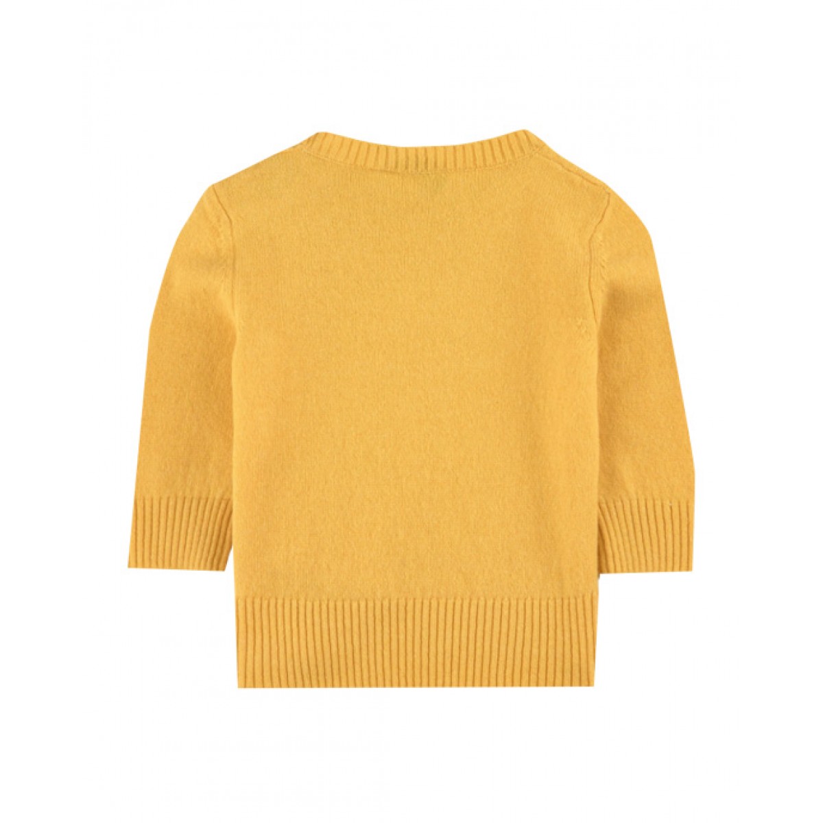 Yellow branded sweater