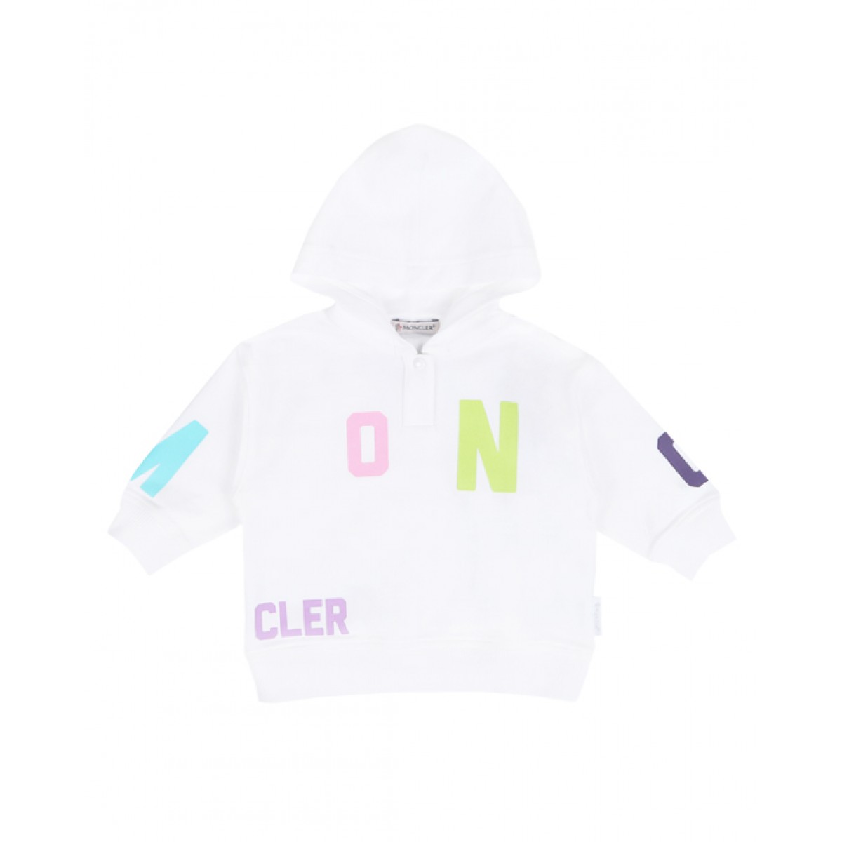 Logo print hoodie