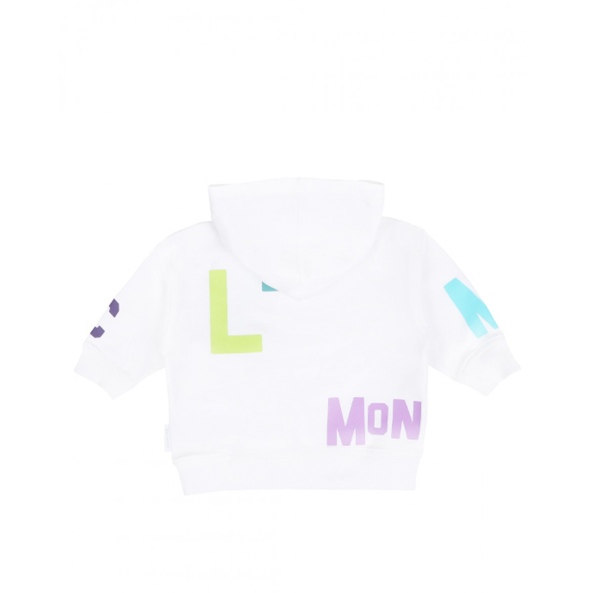 Logo print hoodie