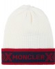 White knitted wool hat
