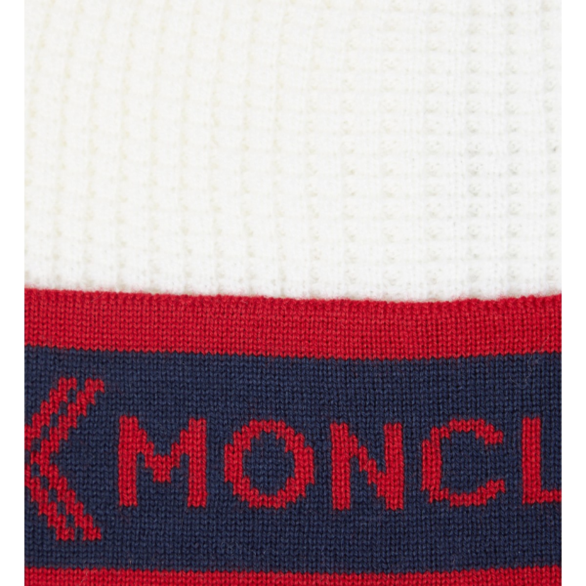 White knitted wool hat