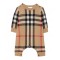 Check wool cashmere jumpsuit