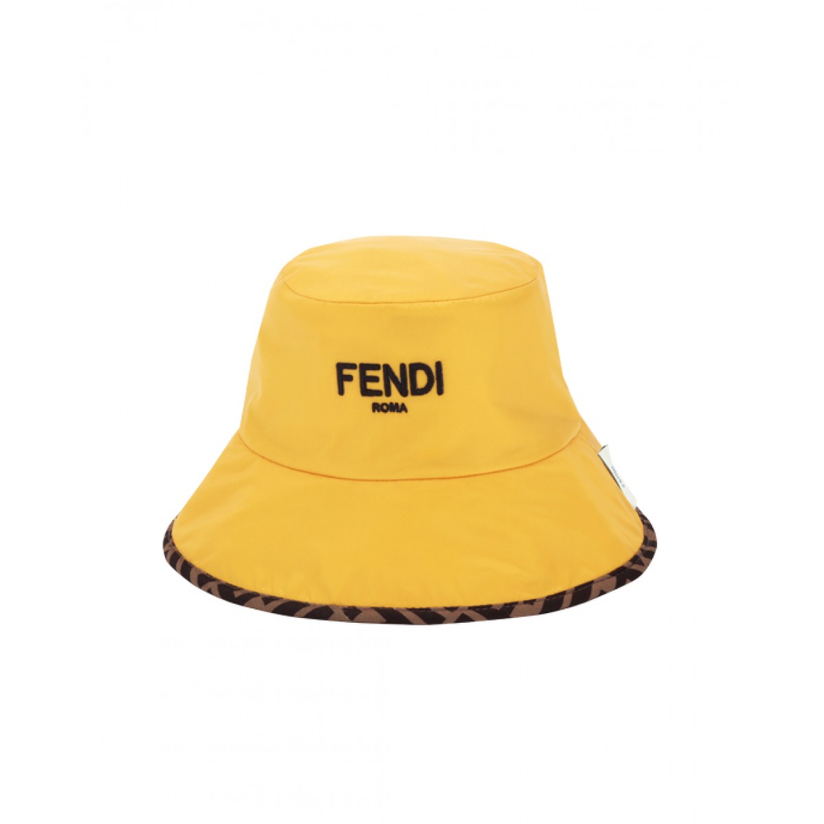 Reversible printed bucket hat with Teddy bears print