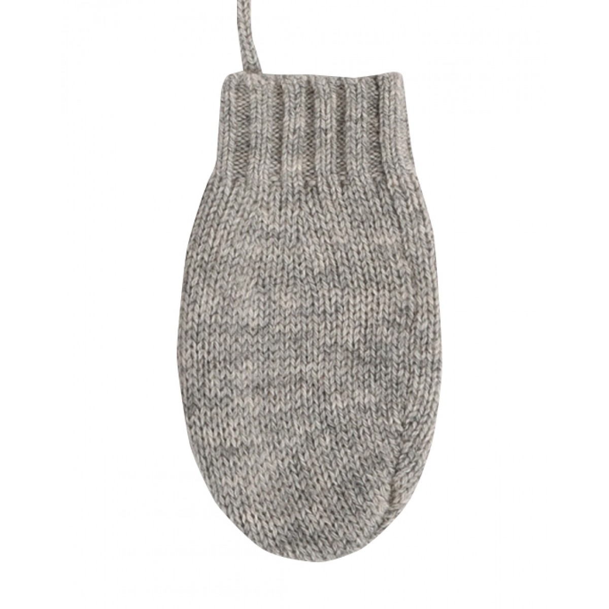 Grey cashmere mittens