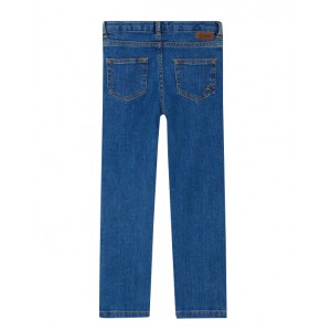 Blue denim jeans