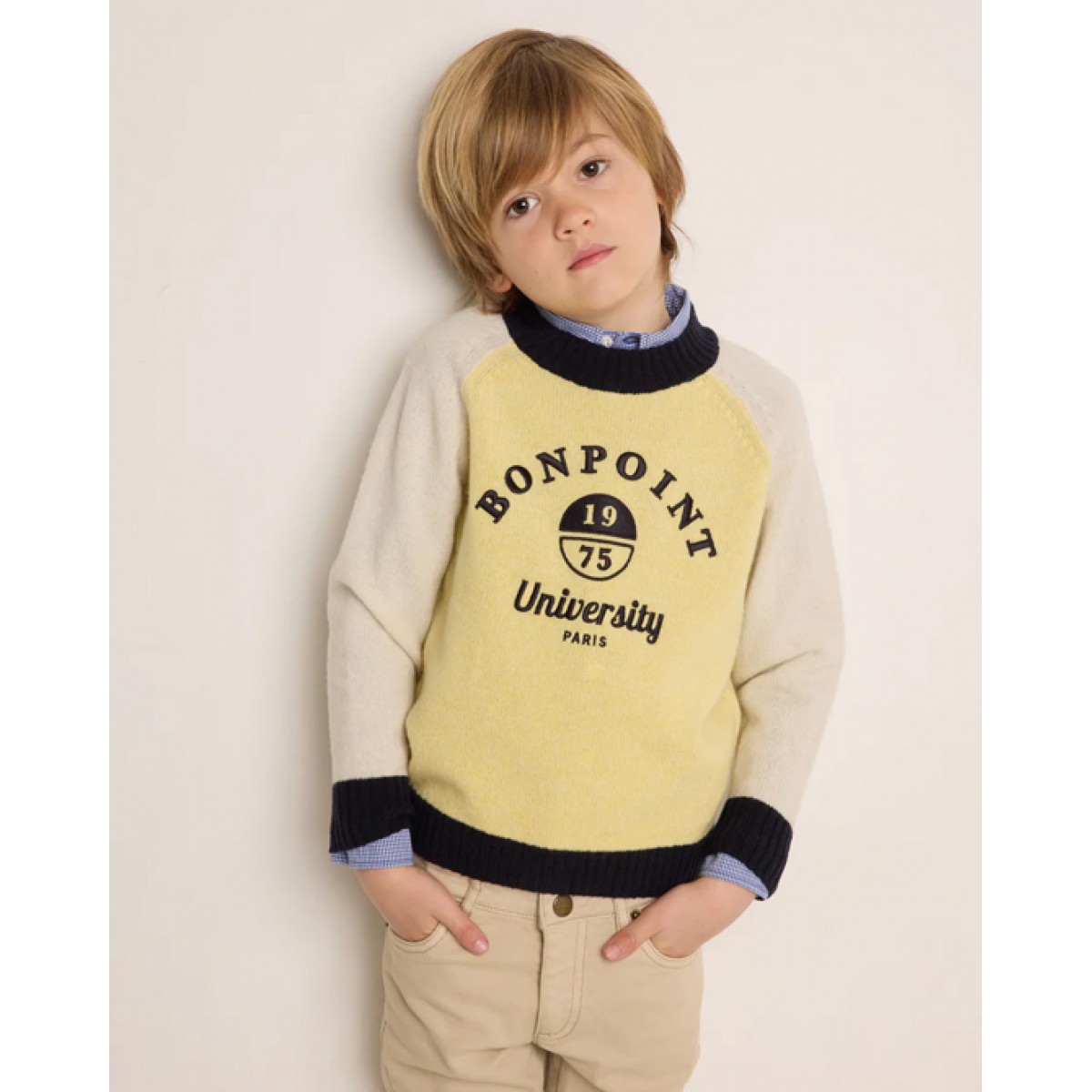 Damian yellow sweater