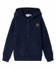 Navy Dagan zip-up sweatshirt