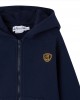 Navy Dagan zip-up sweatshirt