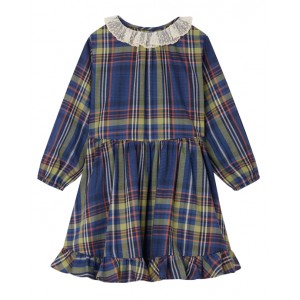 Navy tartan Thays dress