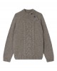 Cashmere sweater with button details