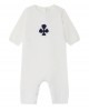 Intarsia-motif knitted wool bodysuit