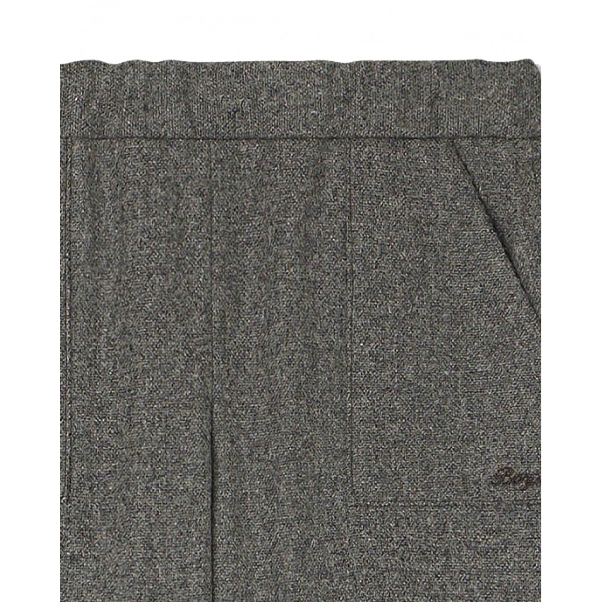 Wool blend pants in grey