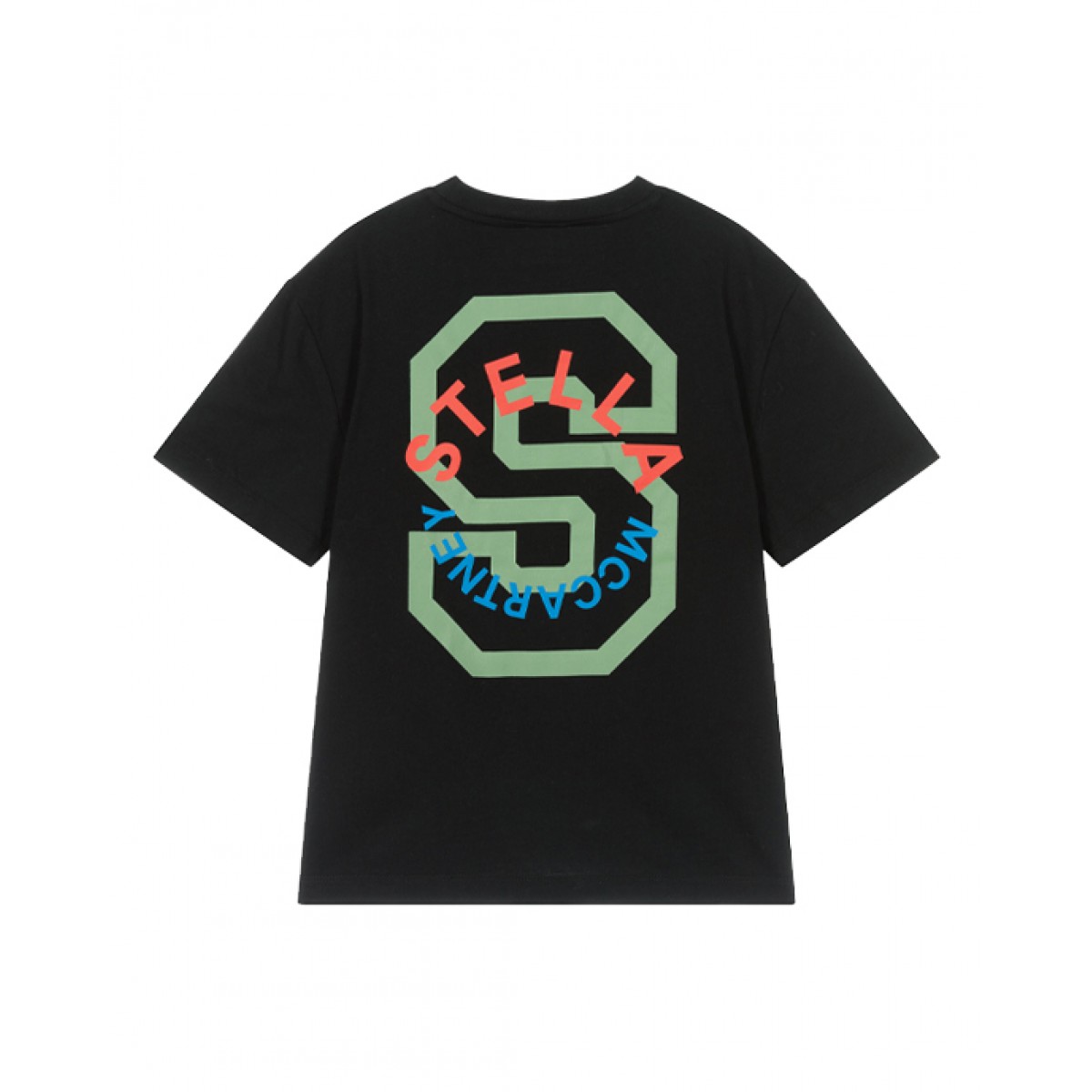 Black logo cotton T-shirt
