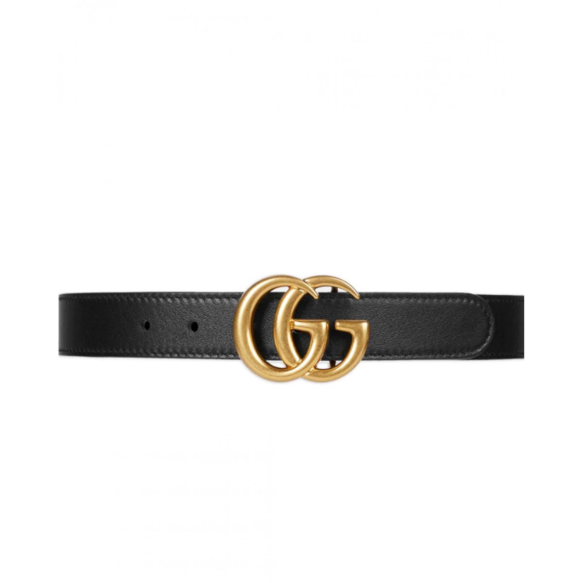 Leather Double G belt