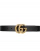 Leather Double G belt