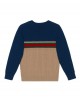 Boy's wollen sweater with ribbing 