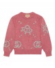 Wool sweater with embroidery