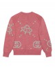 Wool sweater with embroidery