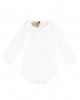 Cotton bodysuit with embroidery
