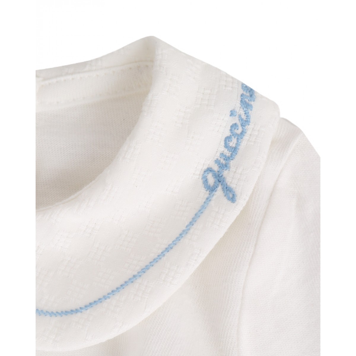Cotton bodysuit with embroidery