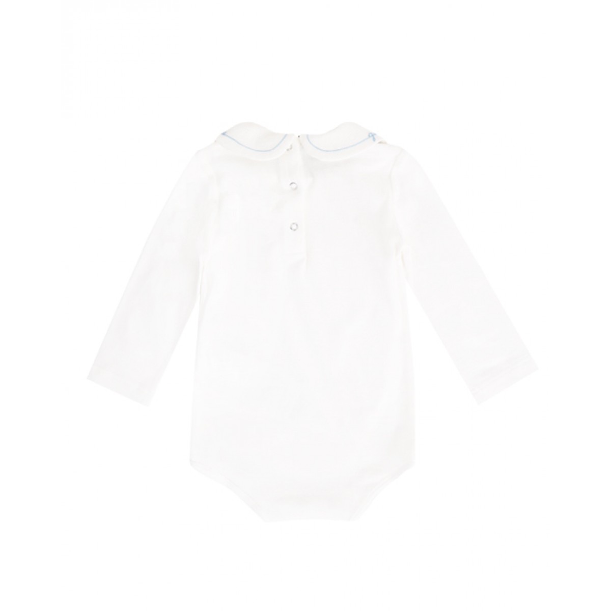 Cotton bodysuit with embroidery