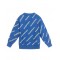 All over logo print cotton sweatshirt