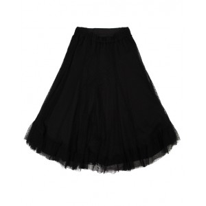 Black tulle skirt