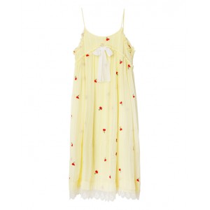Yellow poppy dress