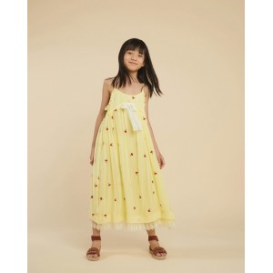 Yellow poppy dress