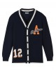 Boys navy woolen cardigan