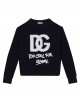 Ribbed-knit logo sweater