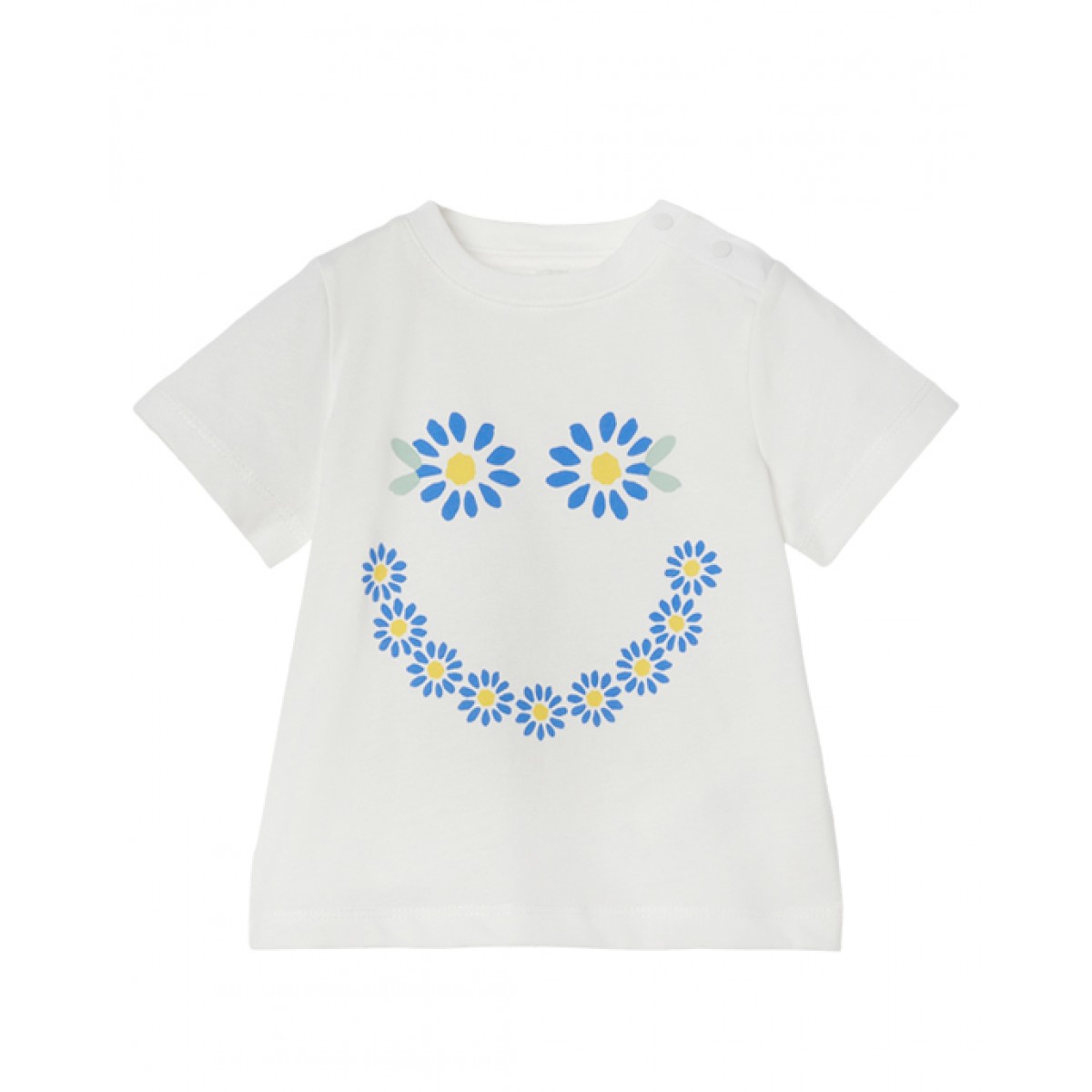 Daisy smile print T-shirt