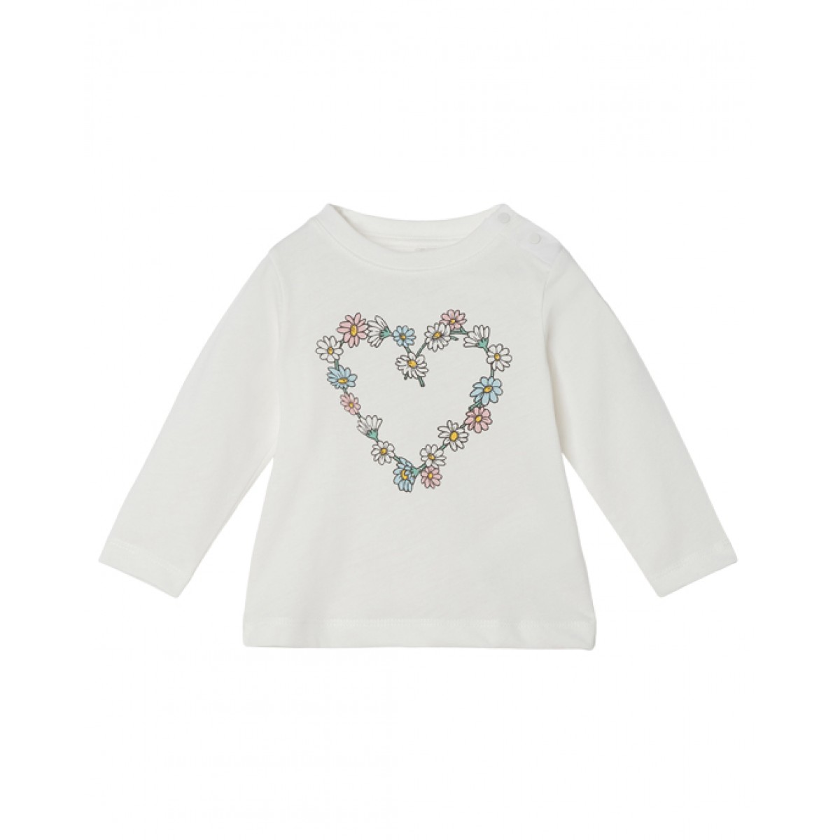 Heart print T-shirt