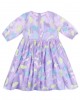 Glitter patch tulle dress