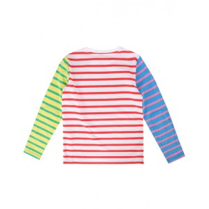 Multicolored striped long-sleeve T-shirt