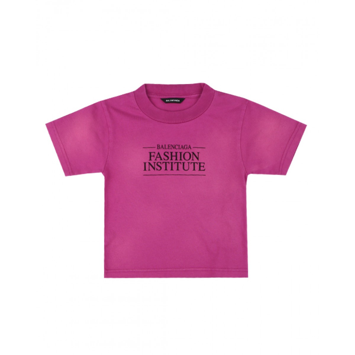 Fuchsia pink logo oversized T-shirt
