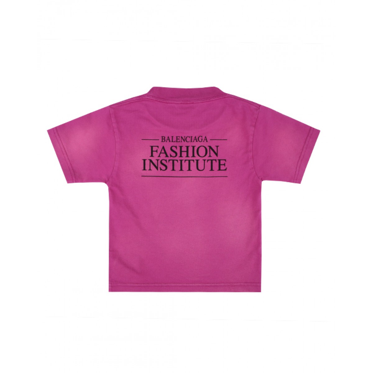 Fuchsia pink logo oversized T-shirt