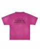 Fuchsia pink logo oversized T-shirt