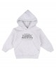 Grey Fashion institute print hoodie