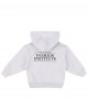 Grey Fashion institute print hoodie
