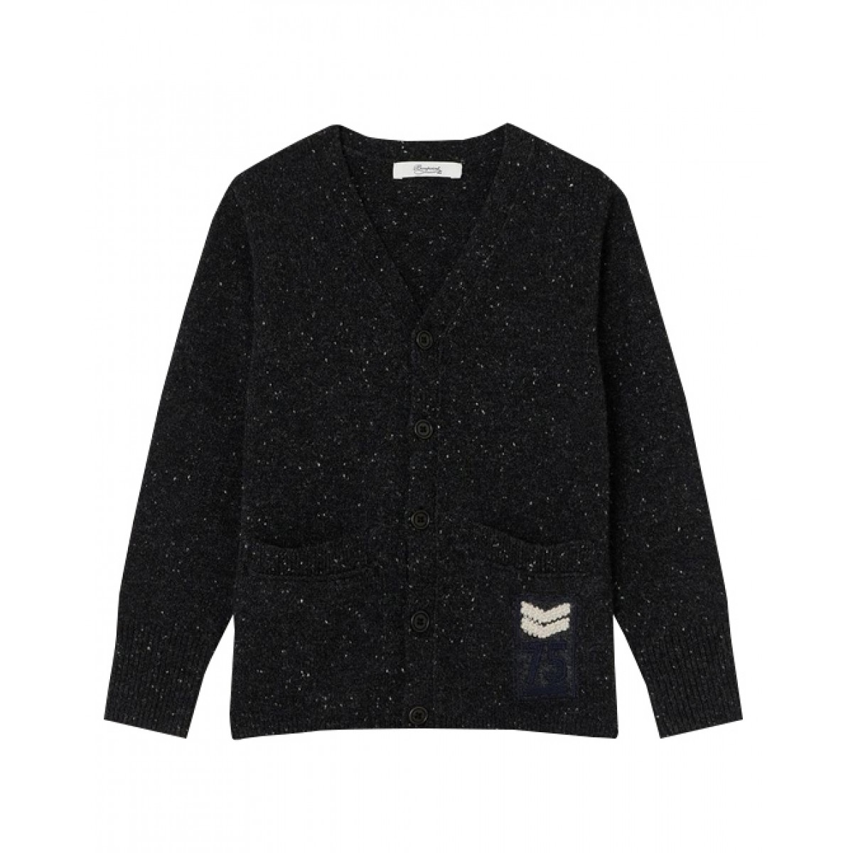 Cardigan in heathered grey