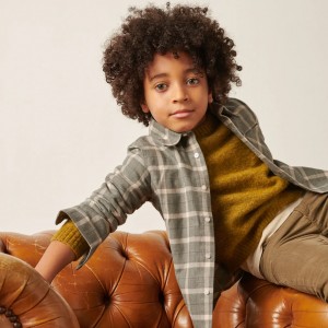 Shirt in grey check