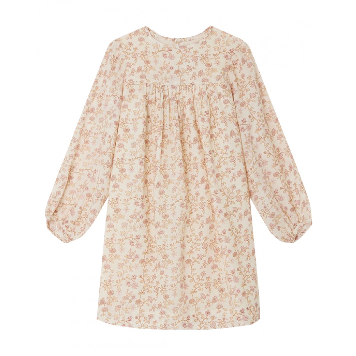 Flower motif dress in pink