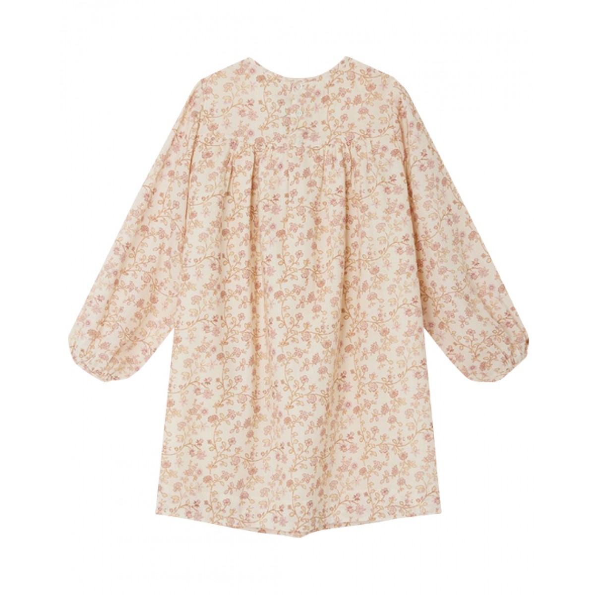 Flower motif dress in pink