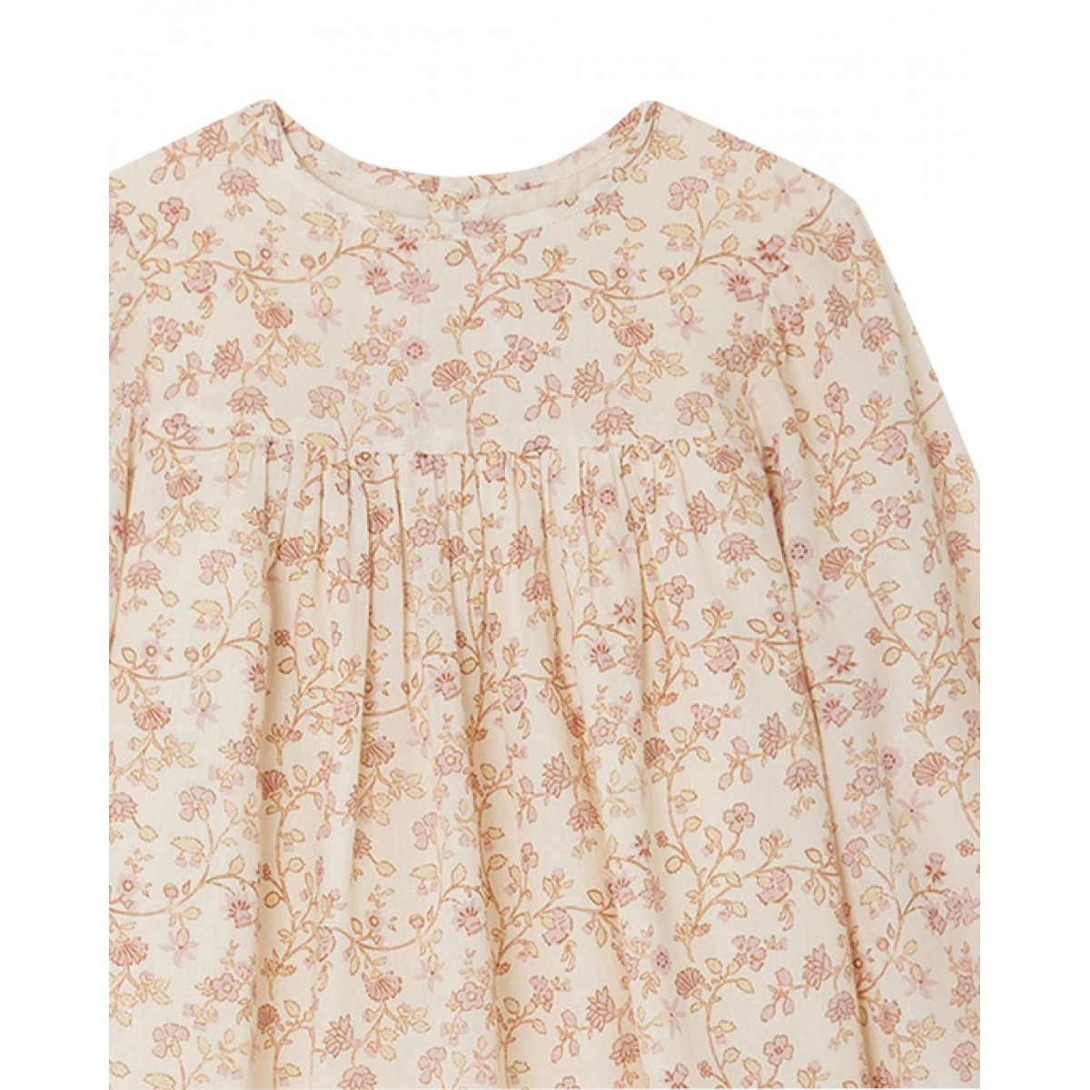 Flower motif dress in pink