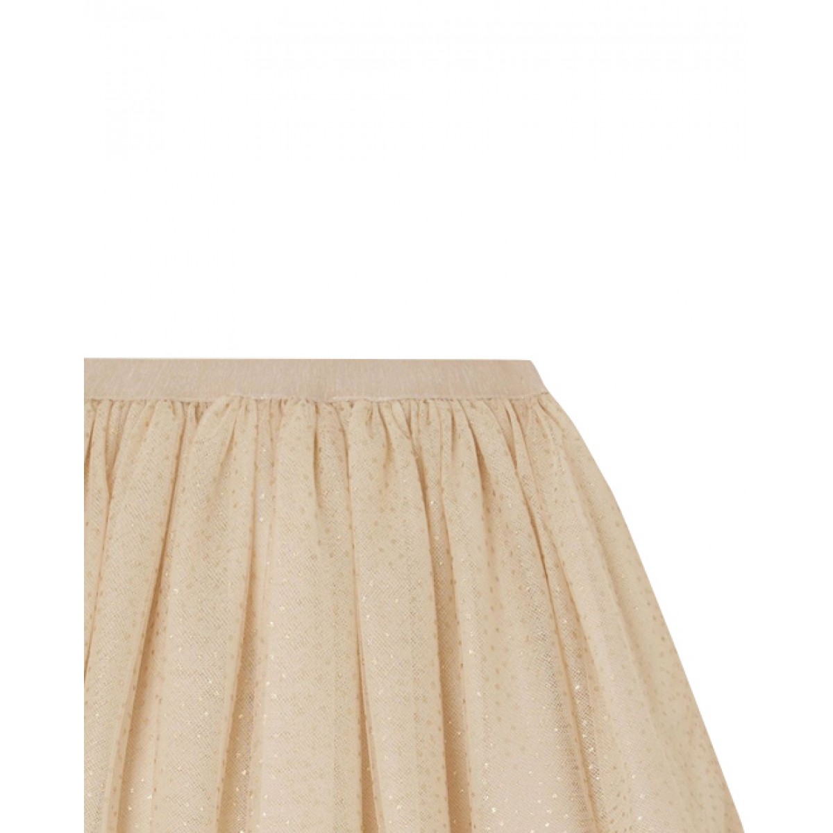 Polka dot skirt with tulle
